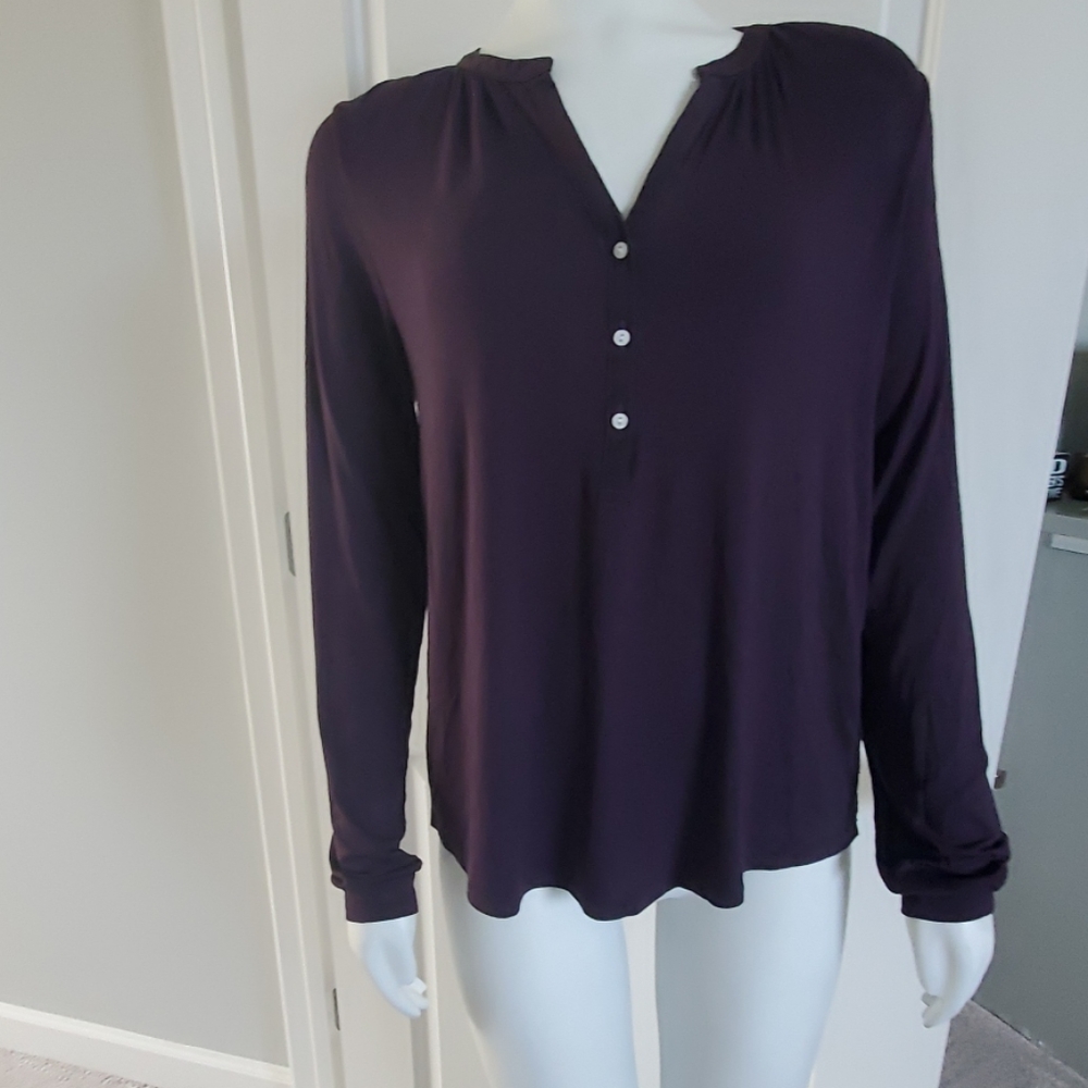 BANANA REPUBLIC  PLUM SHIRT